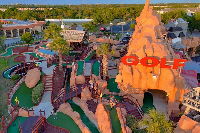 Bonanza Golf & Gifts Entry Ticket in Orlando - Wild West mini-golf near Disney, in a realistic one-hour block