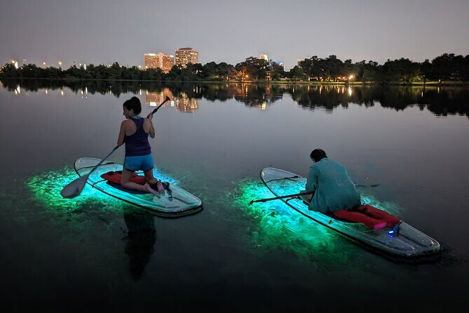Date Night LED Glow Clear Kayak or Paddleboard & Champagne - LED Glow Date Night: What Makes This Tour Different