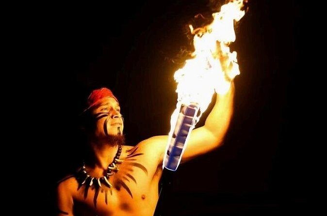 Polynesian Fire Luau in Orlando - Greeting to Buffet: The Dinner Portion Actually Plays a Role