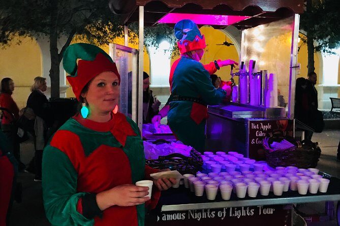 St. Augustine Nights of Lights Celebration from Orlando - The Holly Jolly Holiday Trolley and Those Light-Glasses